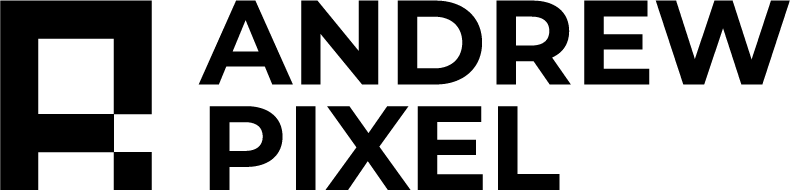 AndrewPixel Logo - BLACK